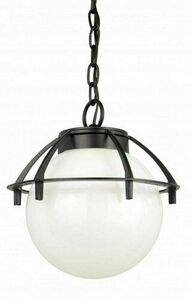 Lampă suspendată exterior SU-MA Kula negru patină 25 cm K 1018/1/KPO
