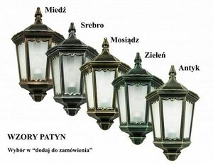 Lampă de perete exterior SU-MA Cordoba negru patină cupru K 3012/1/T small 6