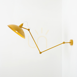 Lampă de tavan și de perete Aldex Melos Mustard, galben muștar, E27 808PL_G14 small 2