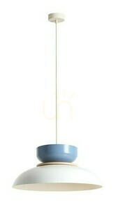 Lampă suspendată Aldex Aldo 47 cm, alb lucios și albastru estompat, 1152G2_16_J small 0
