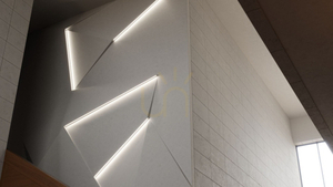 Profil LED LUMINES tip HIRO argintiu anodizat fără perforație 2 m small 3