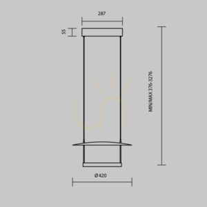 Maytoni AMBIENCE negru LED 23W lampă suspendată MOD280PL-L23B3K1 small 8