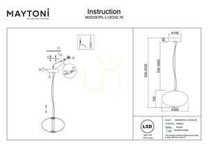 BRUMA lampă suspendată MOD397PL-L12CH2.7K Maytoni small 7