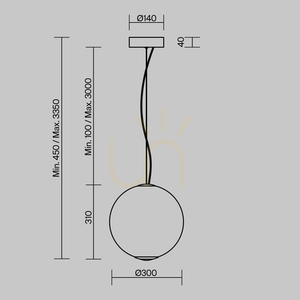 BRUMA lampă suspendată MOD397PL-L15CH2.7K Maytoni small 8