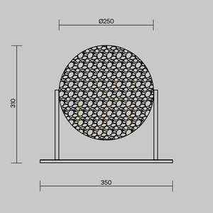 MANGATA MOD387TL-L8CH3K lampă de masă Maytoni small 13