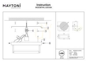 MANGATA MOD387WL-L8CH3K lampă de perete Maytoni small 10