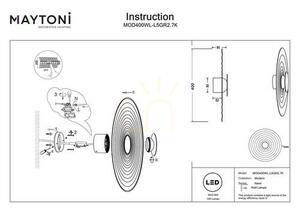 NAMI MOD400WL-L5GR2.7K lampă de perete Maytoni small 8
