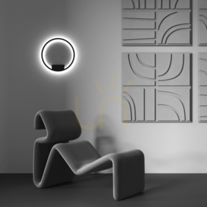 Aplică RIM MOD058WL-L25BK Maytoni inel negru Ø40 cm LED 23 W 3000/4000 K small 1