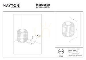 Maytoni Wisp lampă de exterior în picioare grafit LED IP54 65 cm O478FL-L18GF3K. small 7