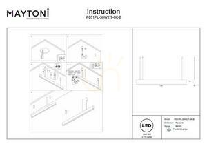 BASIS lampă suspendată P051PL-36W2.7-6K-B Maytoni small 5