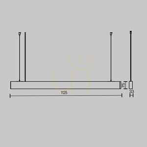 BASIS lampă suspendată P051PL-36W2.7-6K-W Maytoni small 6