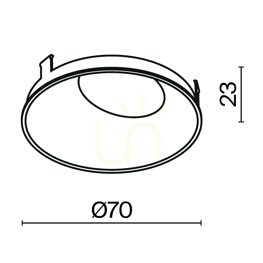 Verifica Inel reflector decorativ Wise Ring057-10-MG Maytoni, auriu mat Inel reflector decorativ Wise Ring057-10-MG Maytoni, auriu mat