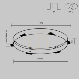 Accesorii pentru DLA032-TRS90-W Maytoni Maytoni lampă încastrată small 7