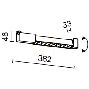 Corp de iluminat LED pe șină Maytoni Points Rot Unity TR010-1-10W3K-M-W-DE, alb, 10 W, 3000 K small 9
