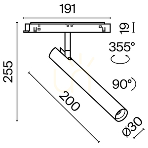 FOCUS T TR141-2-6W3K-M-W reflector pentru bare Maytoni small 12