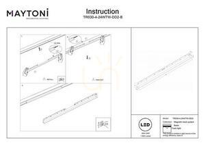 Lampă pentru șine BASIS TR030-4-24WTW-DD2-B Maytoni small 4