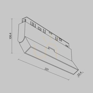 BASIS ROT reflector pentru bare TR036-4-12WTW-DD2-B Maytoni small 8