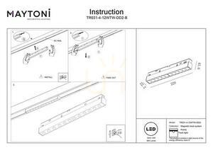 Lampă pentru șine POINTS TR031-4-12WTW-DD2-B Maytoni small 5