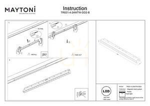 Lampă pentru șine POINTS TR031-4-24WTW-DD2-B Maytoni small 6
