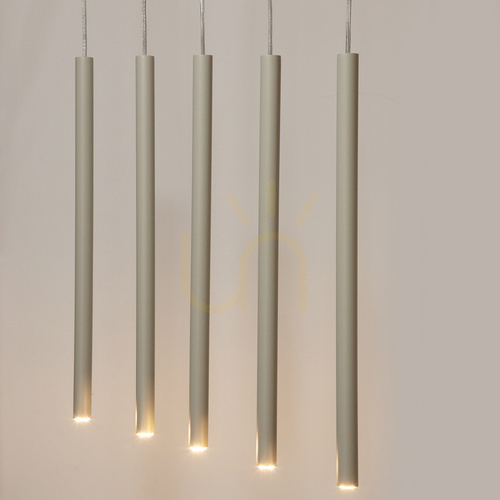 Verifica Lampă suspendată Sigma SOPEL 5 gri bej 60 cm IP20 41456