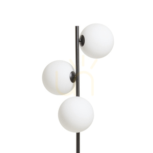 Rendl Etheria Black Opal Glass Floor Lamp 230 V Led G9 3x7 W. small 2