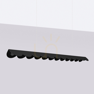 BISCUIT negru LED 3000K lampă suspendată small 1