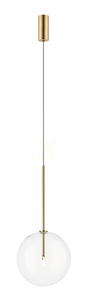 Lampă suspendată Zuma Line MILAN P0606-01B-2GAC auriu 1xG4 small 0