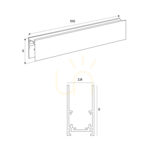 Verifica Suport unghiular șină Max Light MAX NT0009 negru aluminiu pentru perete/plafon