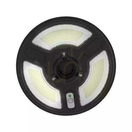 Verifica V-TAC Solar Garden Luminaire 10W Motion Sensor TIMER PILOT IP65 VT-65W 4000K 1500lm.