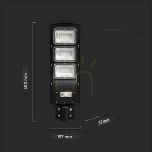 Streetlight LED Solar V-TAC 12W Negru VT-ST180W 6000K 1200lm proiector. 6 Streetlight LED Solar V-TAC 12W Negru VT-ST180W 6000K 1200lm proiector. small 6