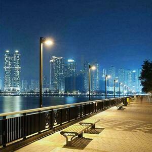 Streetlight LED Solar V-TAC 8W Negru VT-ST120W 6000K 1000lm. small 7