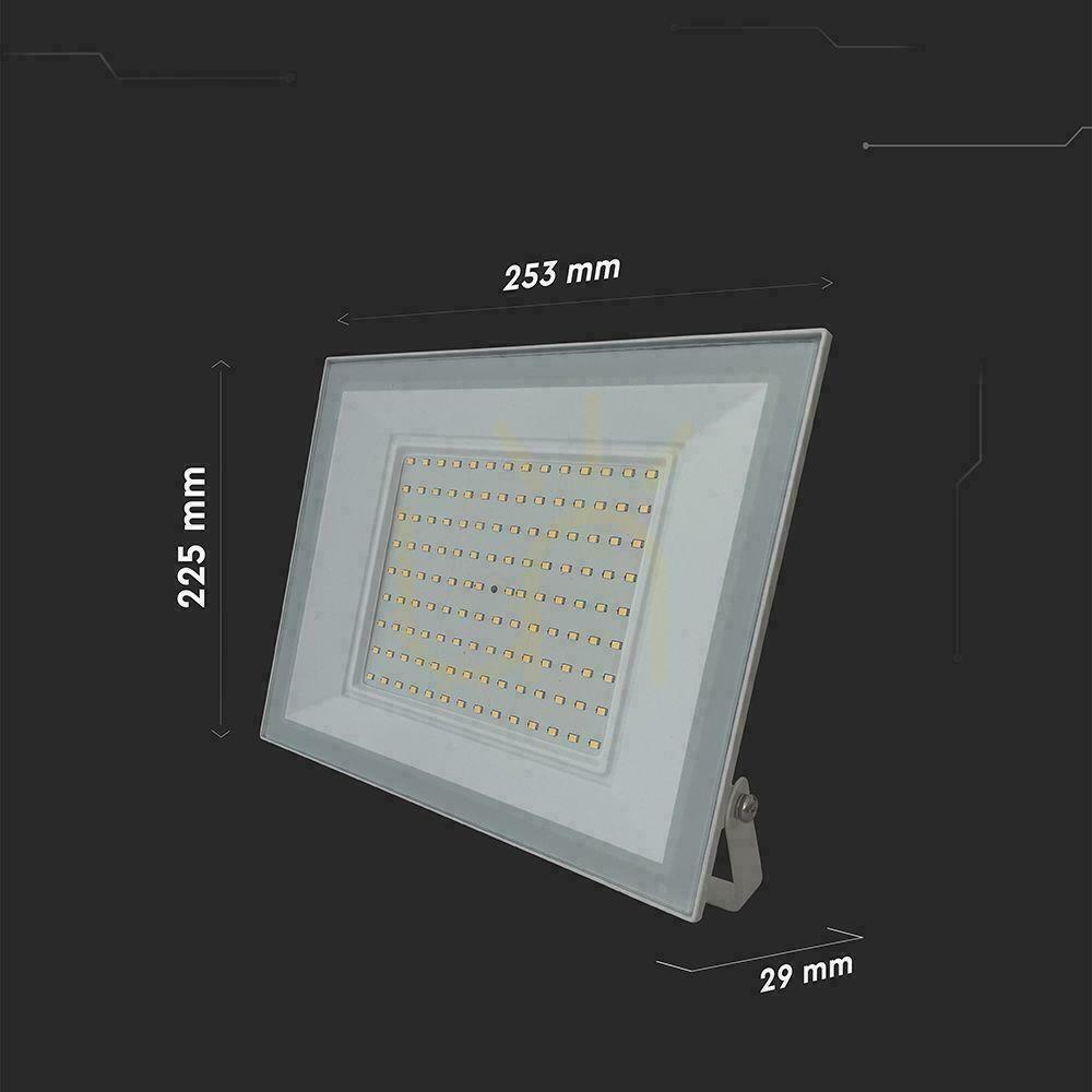 Afişa V-TAC 100W LED SMD proiector 6500K alb VT-44109 6500K 8150lm. V-TAC 100W LED SMD proiector 6500K alb VT-44109 6500K 8150lm.