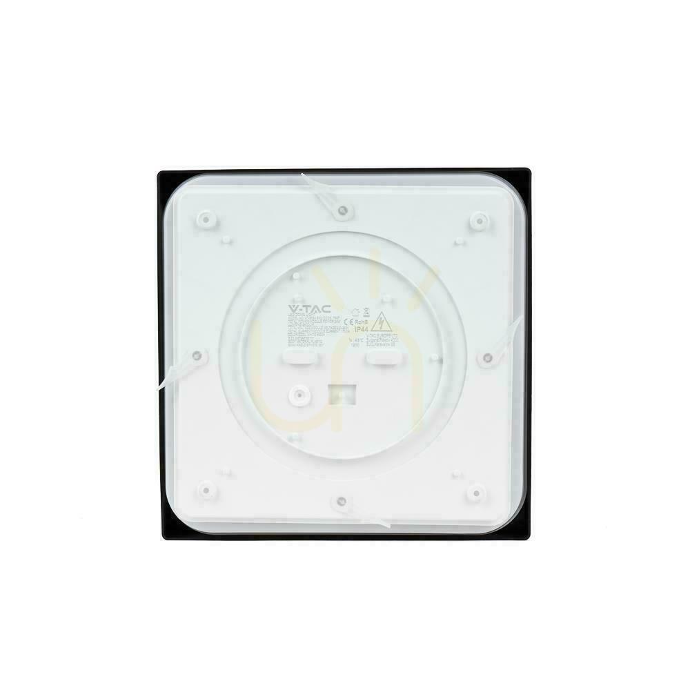 Vedere Plafond V-TAC 30W LED pătrat IP44 42x42cm negru VT-8630B-SQ 3000K 3000lm Plafond V-TAC 30W LED pătrat IP44 42x42cm negru VT-8630B-SQ 3000K 3000lm
