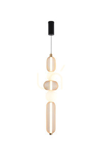 Lampă suspendată Zuma Line SAAR MD2596-5A-3BGT negru 1xLED 0 Lampă suspendată Zuma Line SAAR MD2596-5A-3BGT negru 1xLED small 0