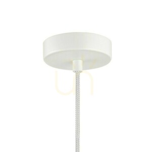 Pendul Italux Latera albastru-verde cu abajur alb E14 18 cm PND-94331A-1S-MLTI small 3