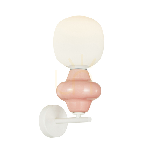 Verifica Lampă de perete Italux Latera roz E14 36 cm WL-94331-1S-PK