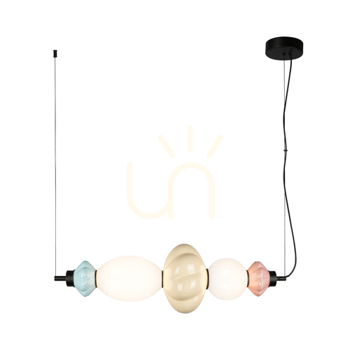 Verifica Pendul Italux Tordi LED 18 W 3000 K cu elemente colorate PND-94721-2A-MLTI