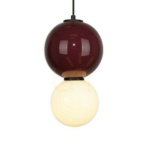 Lampă suspendată LED Italux Pieve, bordo, 18 cm PND-95221-1M-PRP small 3