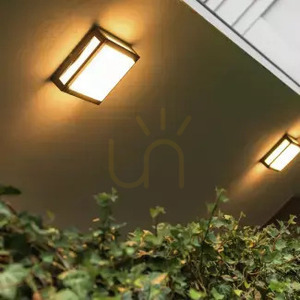 NORDLAND lampă de perete pentru exterior / plafon cu senzor de mișcare 7118AL 12W 3000K - Aluminiu RAL 9006 - NORLYS small 2