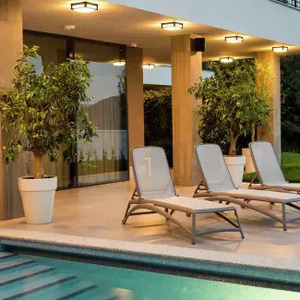 NORDLAND lampă de perete pentru exterior / plafon cu senzor de mișcare 7118WH 12W 3000K - alb-RAL 9003 - NORLYS small 1