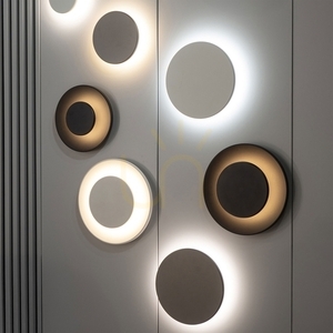 Placa de bază Piatta pentru corpurile de iluminat Piatta 9 W 240 X30 alb rotund. small 1