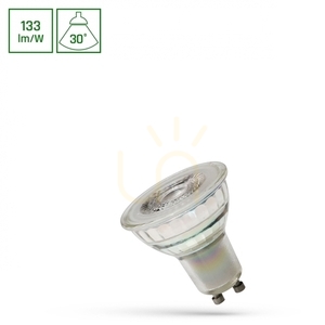 Led Gu10 230 V 7,5 W Smd 30st Ww cu lentile din sticlă Spectrum Premium small 0