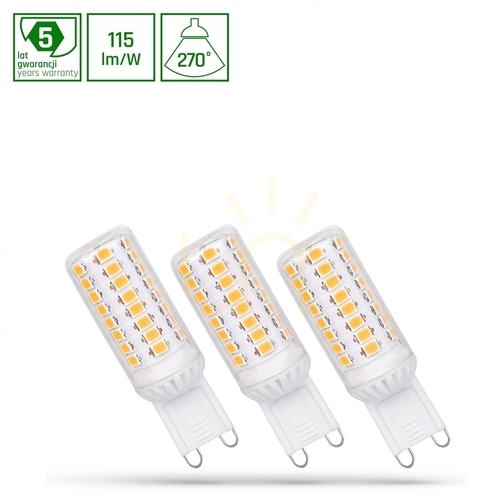 Verifica Led G9 230 V 230 V 4 W Cw Dimmable Smd 5 ani Premium Spectrum 3 pachete