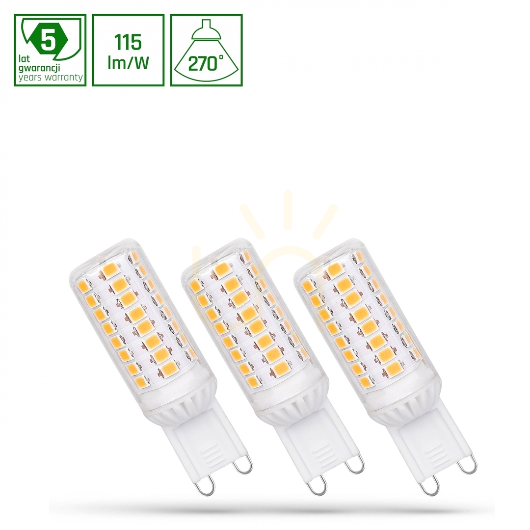 Verifica Led G9 230 V 230 V 4 W Cw Dimmable Smd 5 ani Premium Spectrum 3 pachete Led G9 230 V 230 V 4 W Cw Dimmable Smd 5 ani Premium Spectrum 3 pachete