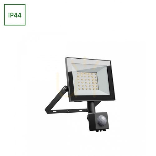 Verifica Noctis Lux 4 Proiector 30 W Cw 230 V Ip44 141x185x53mm Black Pir Motion Sensor