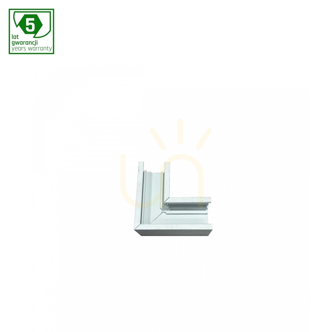 Sistem Shift conector Slim ,L, orizontal alb