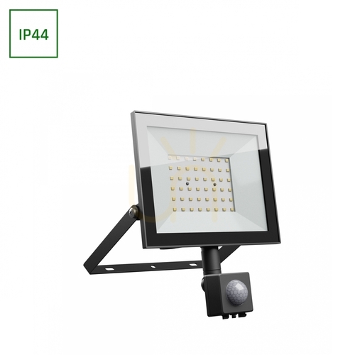 Verifica Noctis Lux 4 Proiector 50 W Nw 230 V Ip44 176x221x53mm Black Pir Motion Sensor