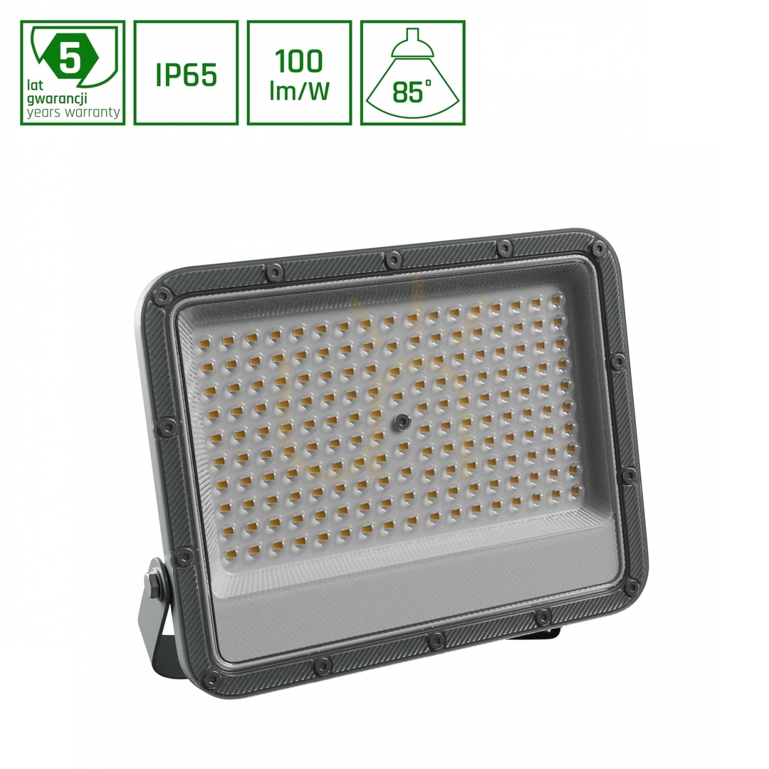 Noctis Max 2 Floodlight 100 W Nw 230 V 85 St Ip65 264 X218 X35 Mm Grey 5 Years Warranty