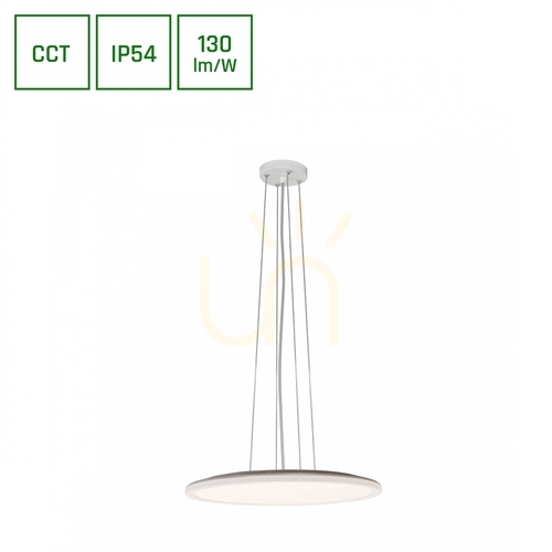 Verifica Nymphea Flat Duo 36 W Cct 230 V 120 St Ip54 Fi400 X26 Mm Alb Rotund.