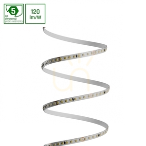 Led Strip 2835 24 V 128 Led 10 W/M 1200lm/M Nw 8mm Ip20 5 ani 5m Roll small 0
